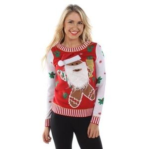 Tipsy Elves gingerbread with beard sweater